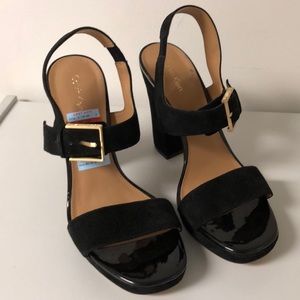 Calvin Klein Black Suede Women’s Heels Size 10
